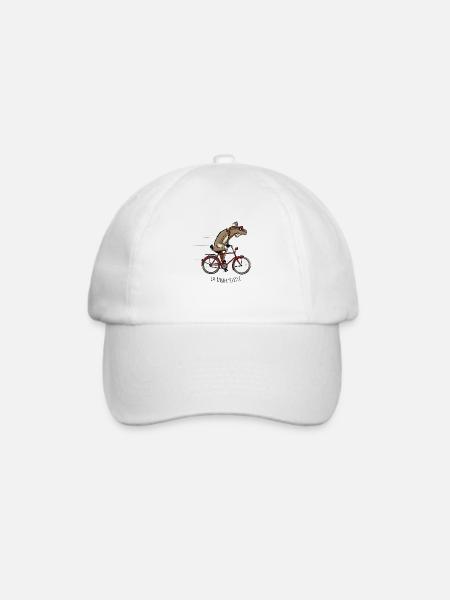 Biquecyclette - Baseballkappe - Weiß/Weiß