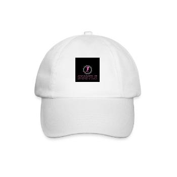 Hustle pink black - Baseballkappe - Weiß/Weiß - Vorne