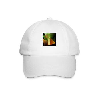 techno logo - Baseballkappe - Weiß/Weiß - Vorne
