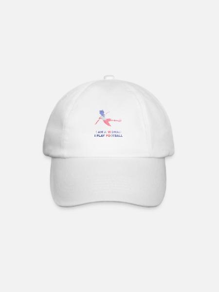 Frauenfußball - Baseballkappe - Weiß/Weiß