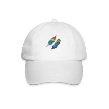 Feder - Baseballkappe - Weiß/Weiß - Vorne