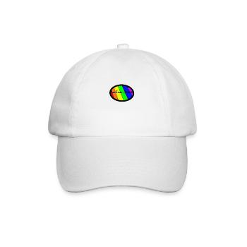 BERLINER-FREAK Logo - Baseballkappe - Weiß/Weiß - Vorne
