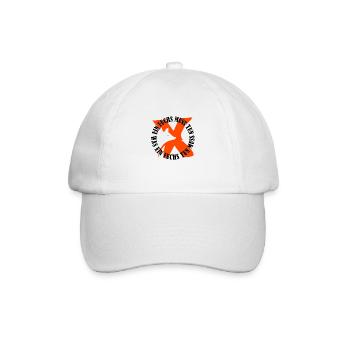 Ein Fuchs muss tun, was ein Fuchs tun muss.... - Baseballkappe - Weiß/Weiß - Vorne