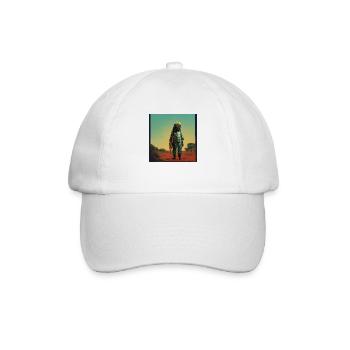 Rasta-astronaut - Baseballkappe - Weiß/Weiß - Vorne
