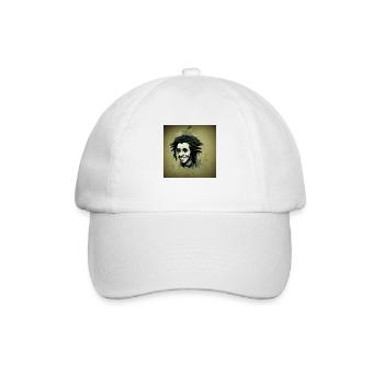 Rastafari-skizzenmalerei - Baseballkappe - Weiß/Weiß - Vorne