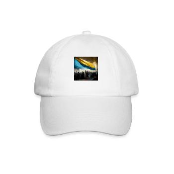 Sieg Der Ukraine - Baseballkappe - Weiß/Weiß - Vorne