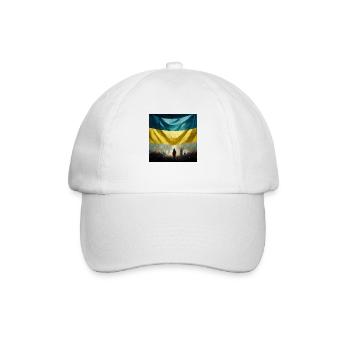 Sieg Der Ukraine - Baseballkappe - Weiß/Weiß - Vorne
