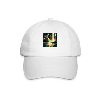 Cyber City - Baseballkappe - Weiß/Weiß - Vorne