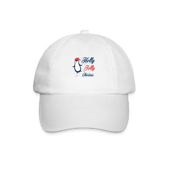 Merry christmas - Baseballkappe - Weiß/Weiß - Vorne