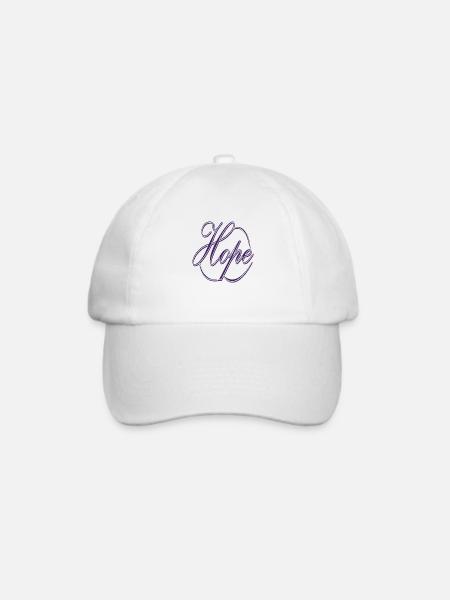 Hope - Baseballkappe - Weiß/Weiß