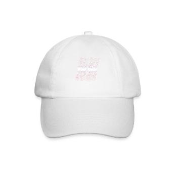 Schlechtes Gyal - Baseballkappe - Weiß/Weiß - Vorne