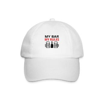 Bar - Baseballkappe - Weiß/Weiß - Vorne
