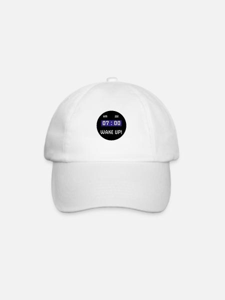 Wecker - Baseballkappe - Weiß/Weiß