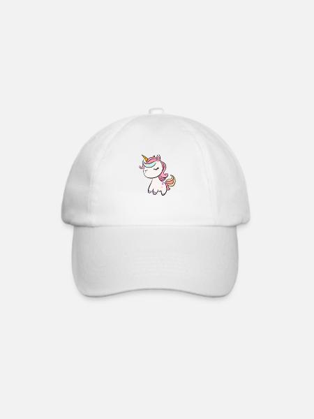 Einhorn - Baseballkappe - Weiß/Weiß