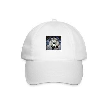 SURREALER LÖWE 4 - Baseballkappe - Weiß/Weiß - Vorne