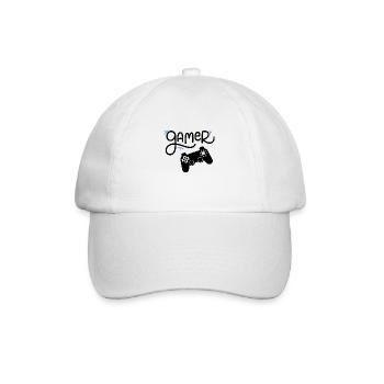 Videospiel-Fan - Baseballkappe - Weiß/Weiß - Vorne