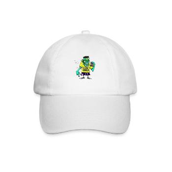 Zombie cool - Baseballkappe - Weiß/Weiß - Vorne