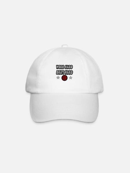 Auto - Baseballkappe - Weiß/Weiß