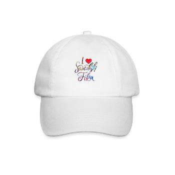 Schweden Schweden Viking Norden Skandinavien fika - Baseballkappe - Weiß/Weiß - Vorne