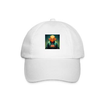 Lucky Gamer - Baseballkappe - Weiß/Weiß - Vorne