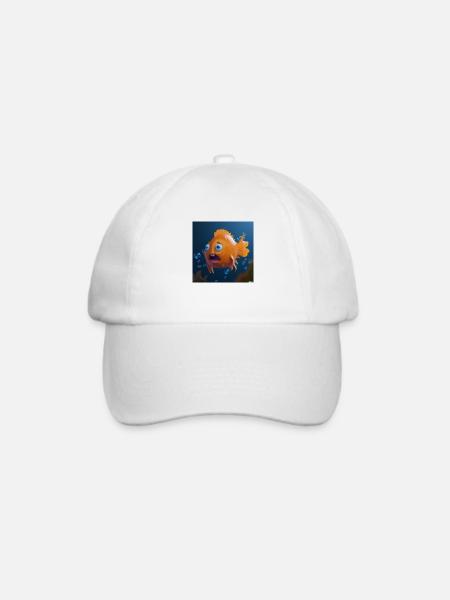 Ugly Fish - Baseballkappe - Weiß/Weiß