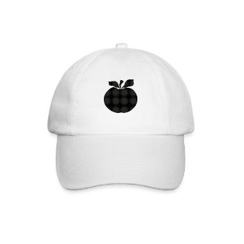 Apfel - Baseballkappe - Weiß/Weiß - Vorne