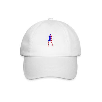 Stars And Stripes Jack Girl - Baseballkappe - Weiß/Weiß - Vorne