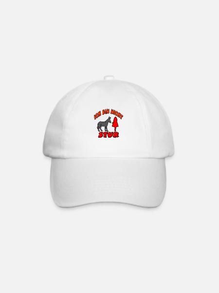 Esel - Baseballkappe - Weiß/Weiß