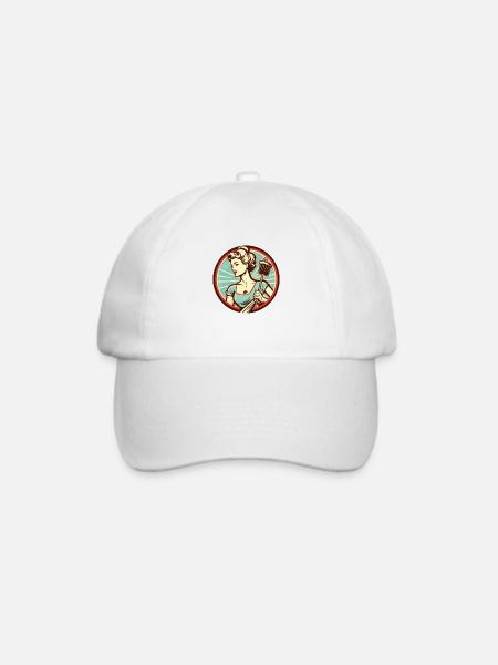 Perfekte Ehefrau - Baseballkappe - Weiß/Weiß