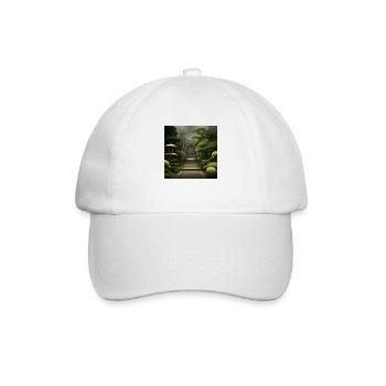 Blühen Bonzai-Bäume - Baseballkappe - Weiß/Weiß - Vorne