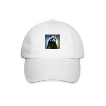 Ein Panda für jedes Herz - Baseballkappe - Weiß/Weiß - Vorne
