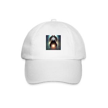 Ein Panda für jedes Herz - Baseballkappe - Weiß/Weiß - Vorne