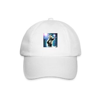 Ein Panda für jedes Herz - Baseballkappe - Weiß/Weiß - Vorne