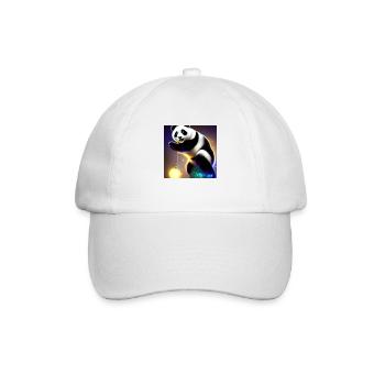Ein Panda für jedes Herz - Baseballkappe - Weiß/Weiß - Vorne