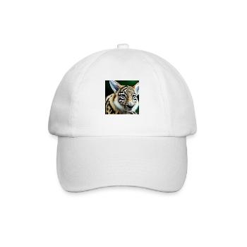 Realistic Wildlife Natur Tiere Animals - Baseballkappe - Weiß/Weiß - Vorne