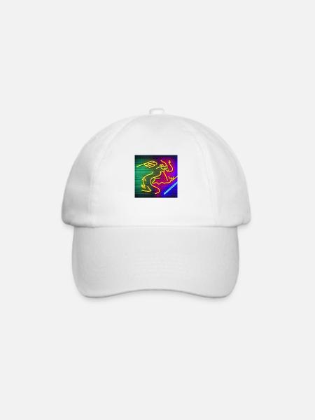 Drache jing - Baseballkappe - Weiß/Weiß