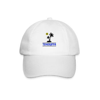 Teneriffa - Baseballkappe - Weiß/Weiß - Vorne