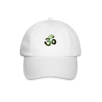 JUNGLE OM - Baseballkappe - Weiß/Weiß - Vorne