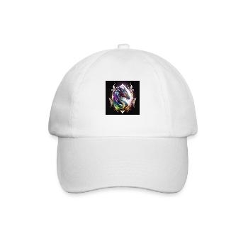 Mystischer Drache - Baseballkappe - Weiß/Weiß - Vorne