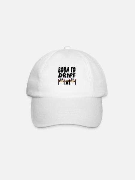 Auto - Baseballkappe - Weiß/Weiß