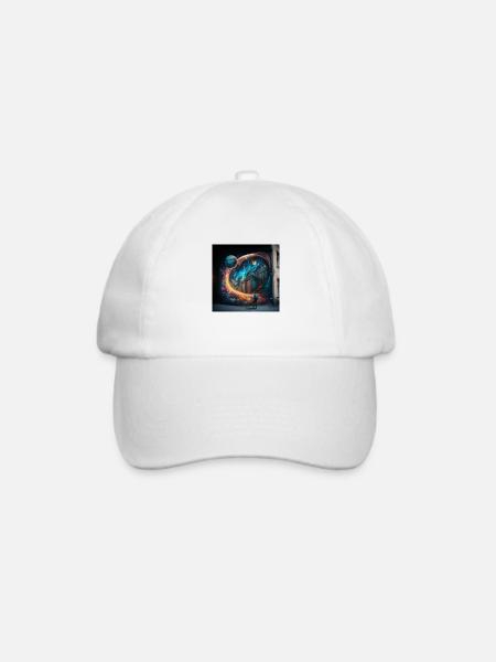 Universum - Baseballkappe - Weiß/Weiß