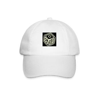 Würfel (Einzeln) - Baseballkappe - Weiß/Weiß - Vorne
