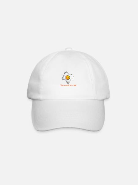 Sie bringen mich zum Lachen - Baseballkappe - Weiß/Weiß