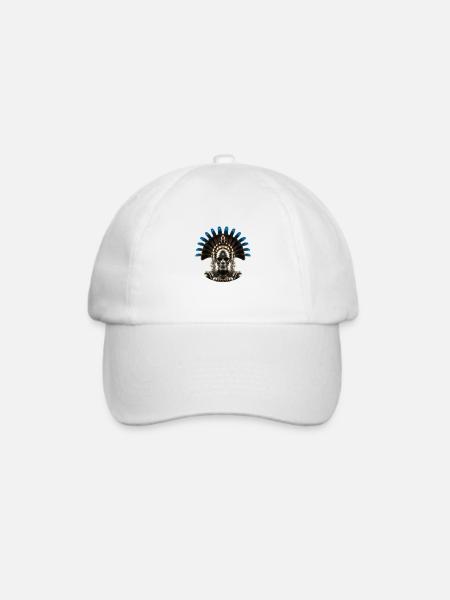Maya Kopfschmuck - Baseballkappe - Weiß/Weiß