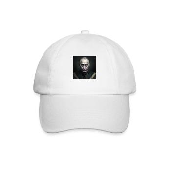 der Joker = Vladimir Putin = der Joker = Vladimir - Baseballkappe - Weiß/Weiß - Vorne