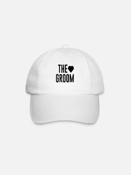 The Groom - Baseballkappe - Weiß/Weiß