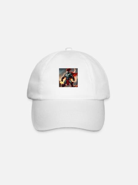 Orc Kämpfer 2 - Baseballkappe - Weiß/Weiß