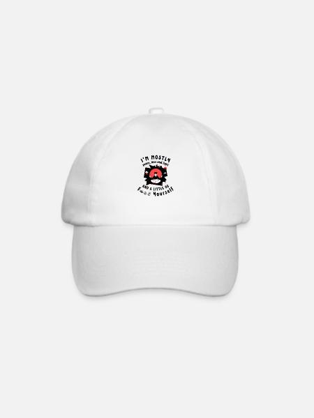 Frieden & Liebe Frieden und Liebe - Baseballkappe - Weiß/Weiß