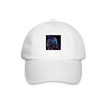 EULE DESIGNER DRUCK, EINZIGARTIGES DESIGN 2. GEN - Baseballkappe - Weiß/Weiß - Vorne