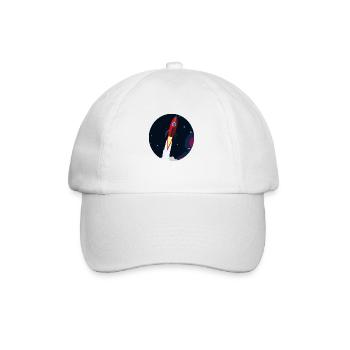 Rocket Go - Baseballkappe - Weiß/Weiß - Vorne